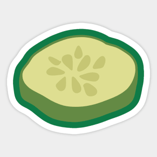 Cucumber Slice Sticker Sticker